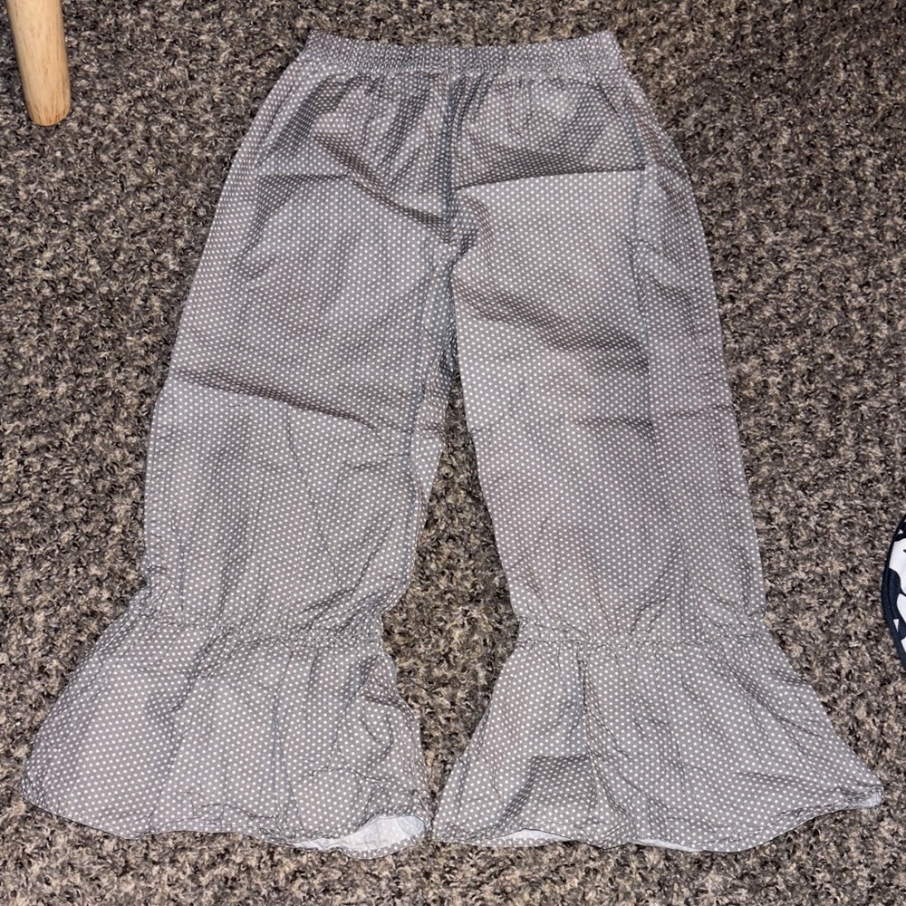 Smockadot Kids Gray Polka Dot Pants